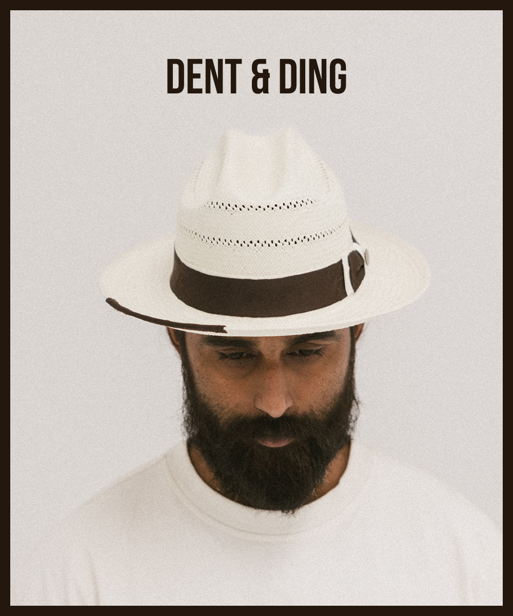 TREMÉ STRAW RANCHER HAT– DENT/DING