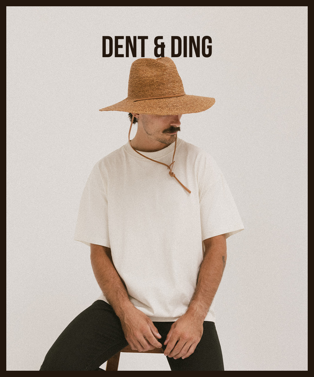 SAN O STRAW SUN HAT– DENT/DING
