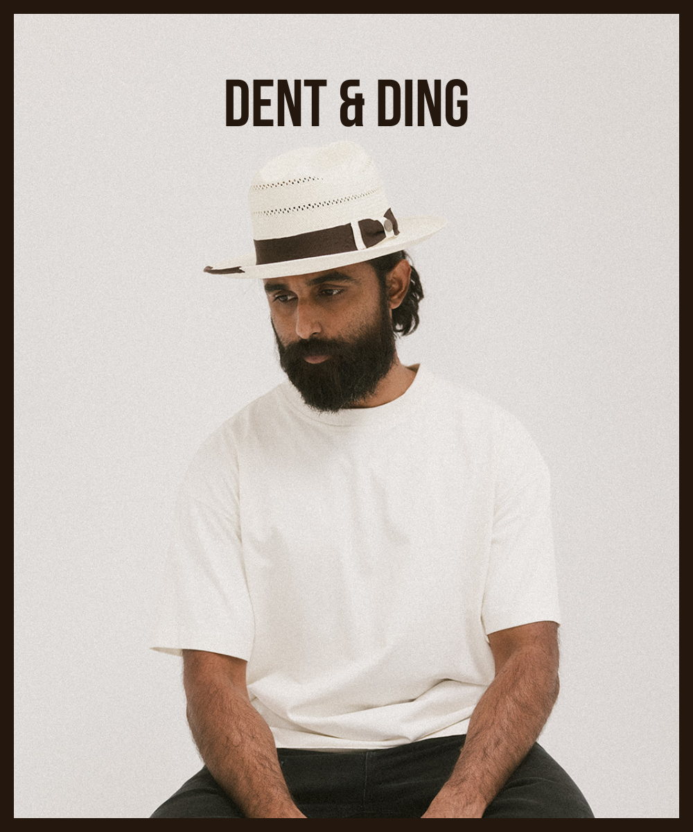 TREMÉ STRAW RANCHER HAT– DENT/DING