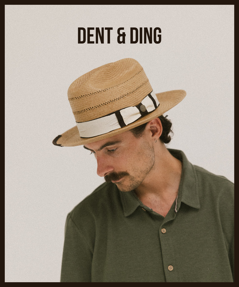 TREMÉ STRAW RANCHER HAT– DENT/DING