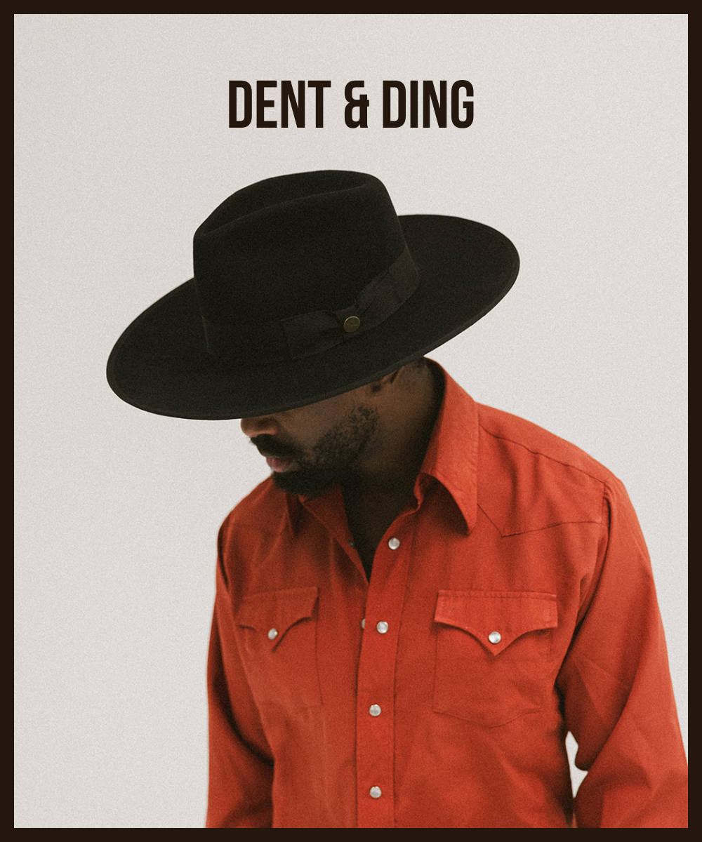 TAOS WESTERN FEDORA– DENT/DING