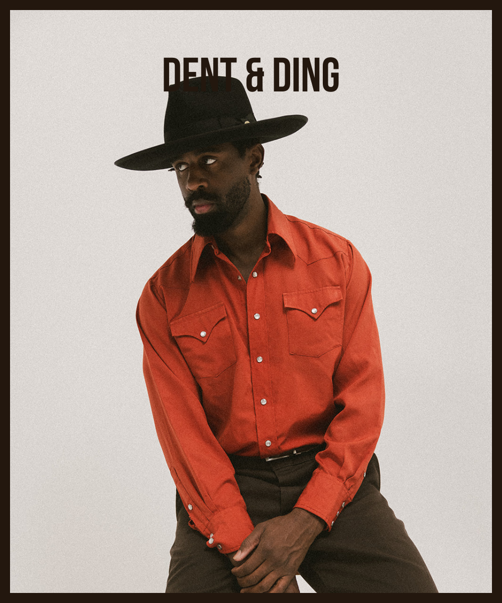 TAOS WESTERN FEDORA– DENT/DING