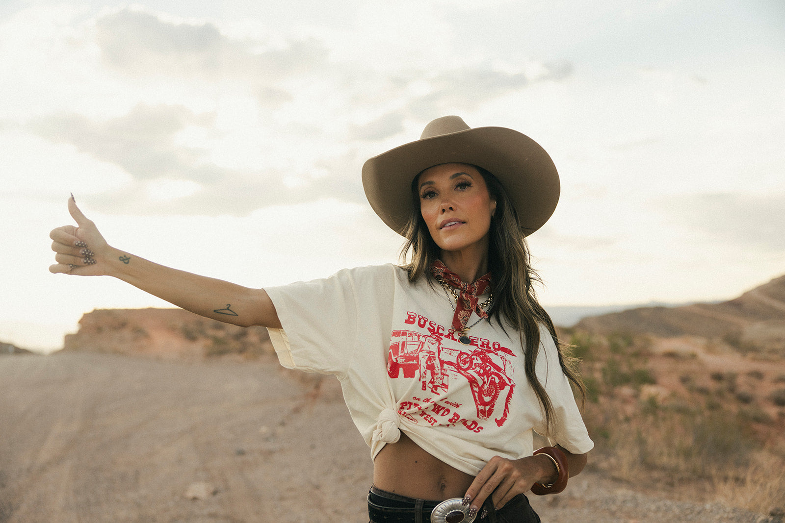 American Tour Collab Tee - Ivory