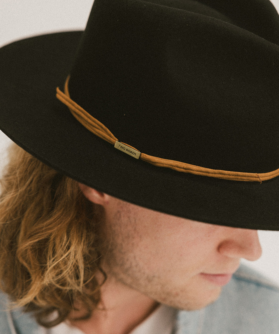 GROSGRAIN HAT BAND - BROWN