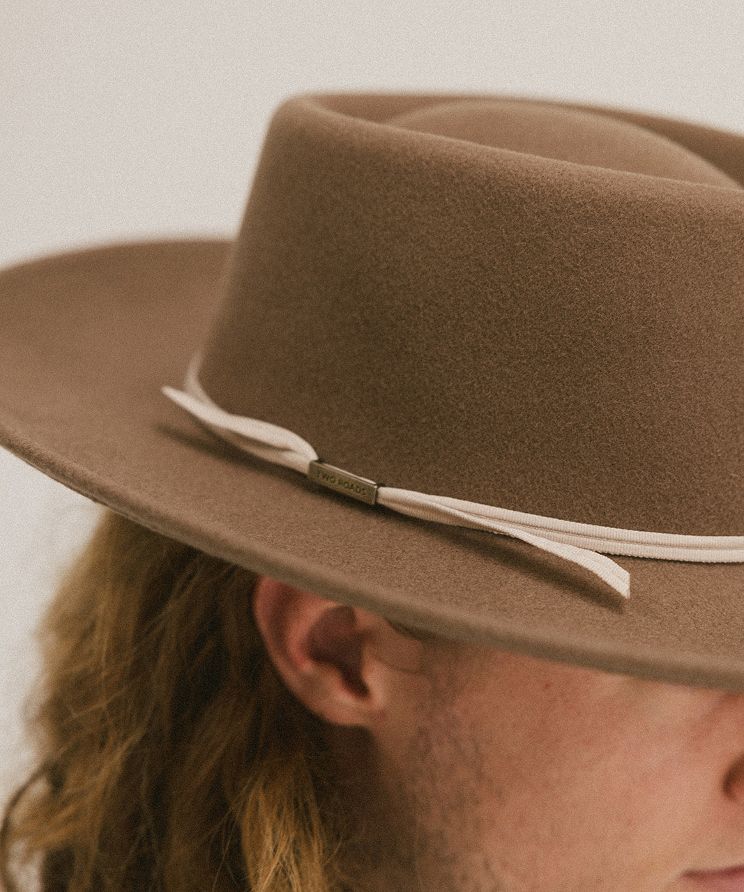 GROSGRAIN HAT BAND - NUDE