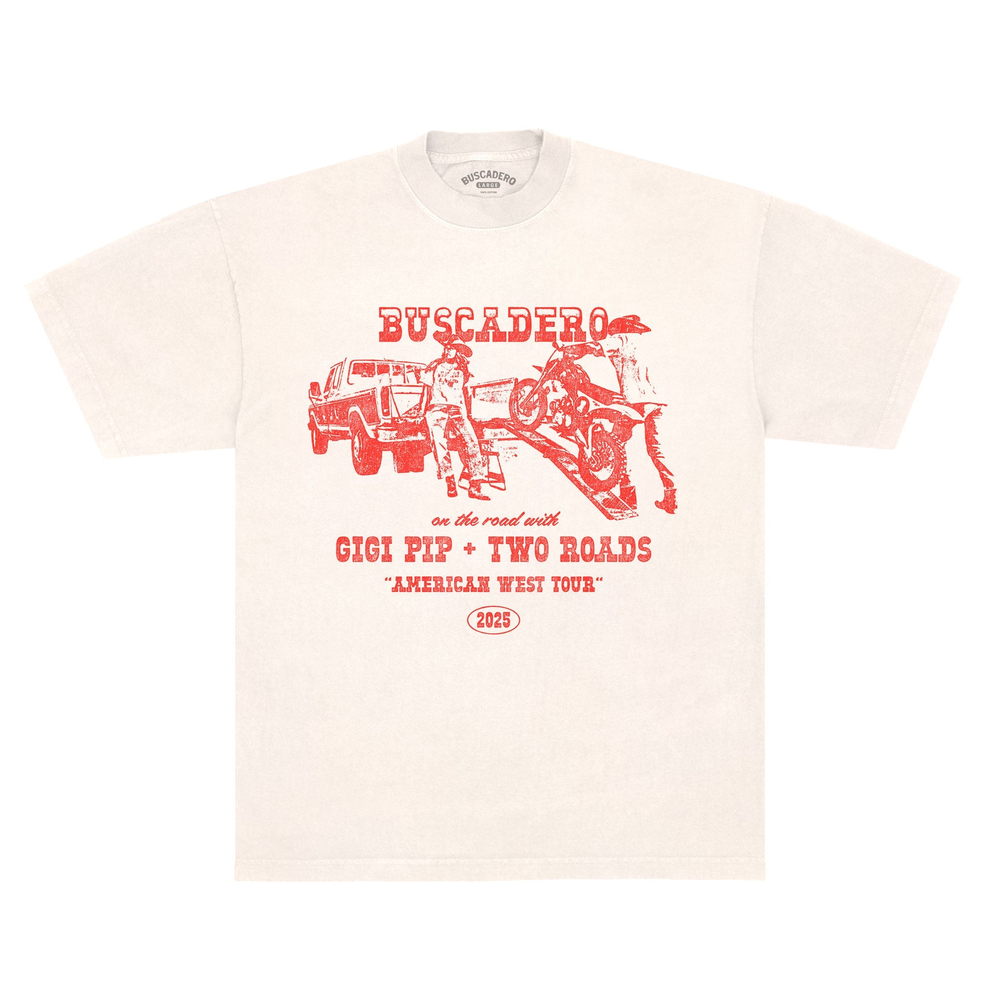 American Tour Collab Tee - Ivory