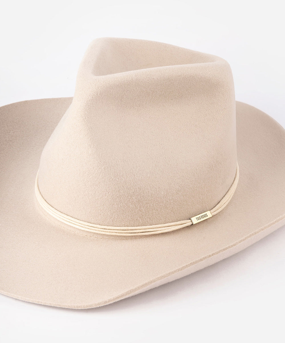 Triple Strand Rope Hat Band - Cream | Two Roads Hat Co. |