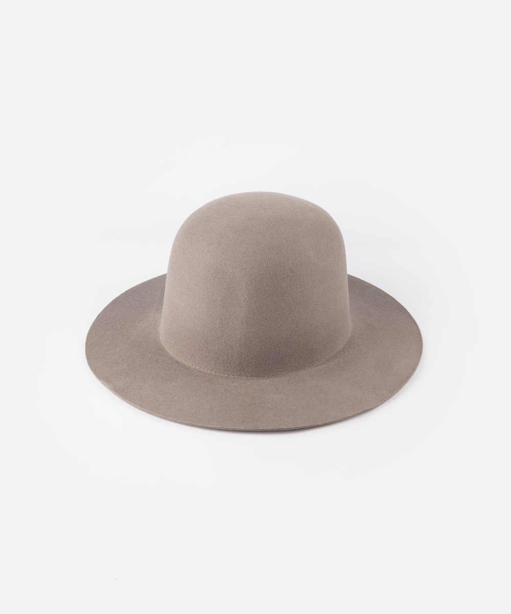 Gray hat in a white background #color_stone