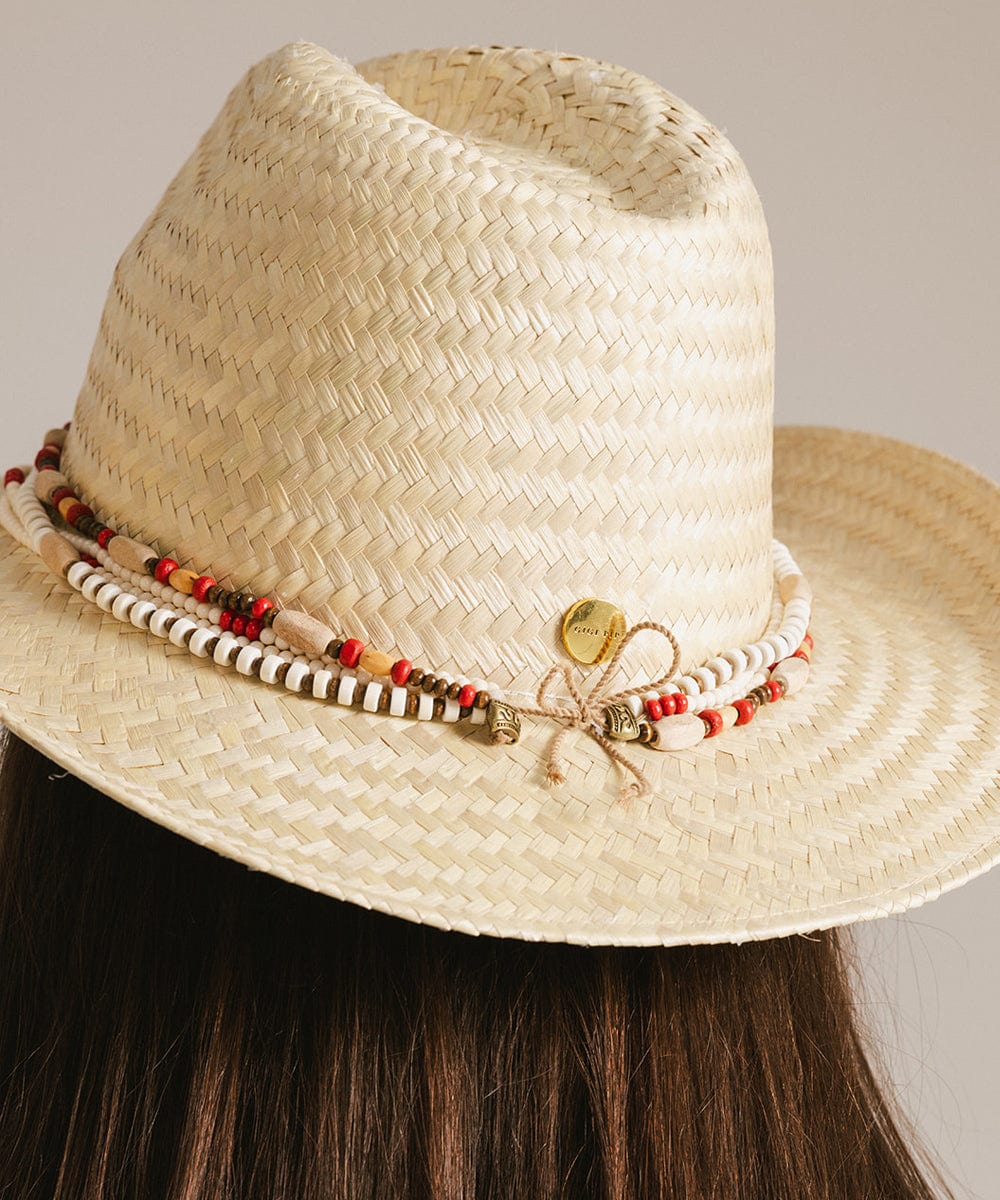 Layered Beaded Hat Band