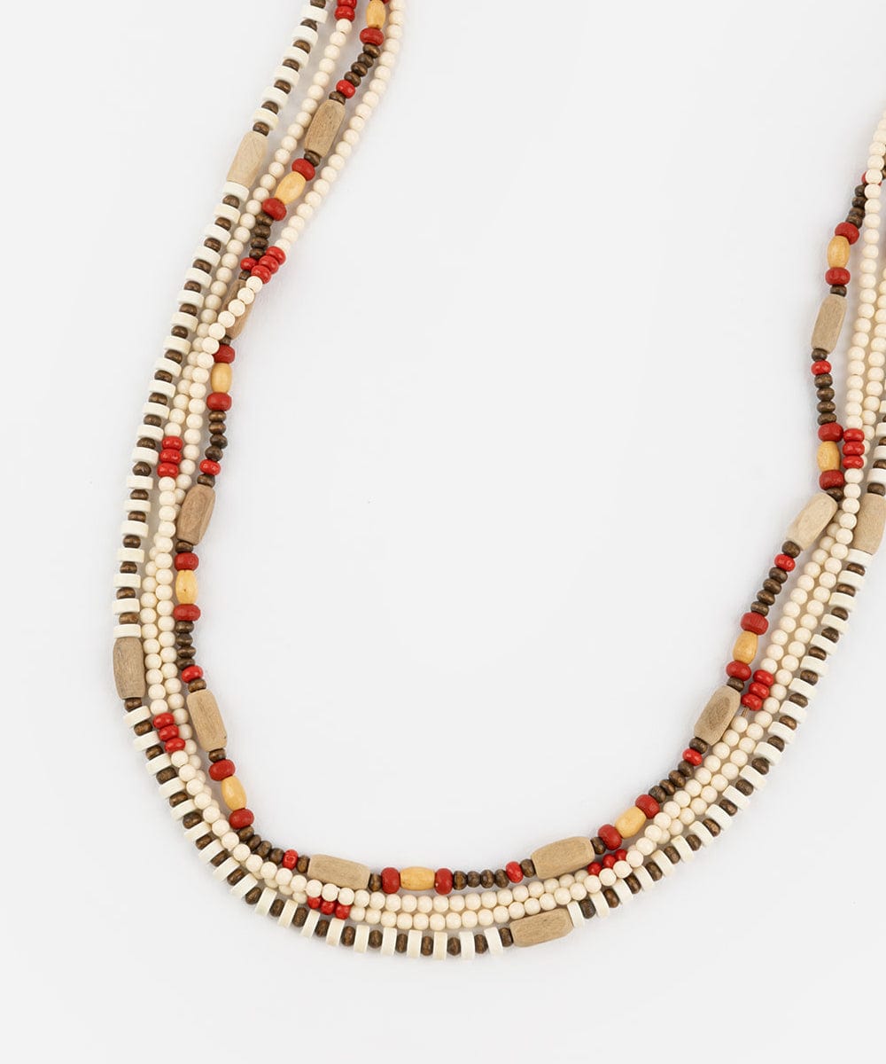 Layered Beaded Hat Band