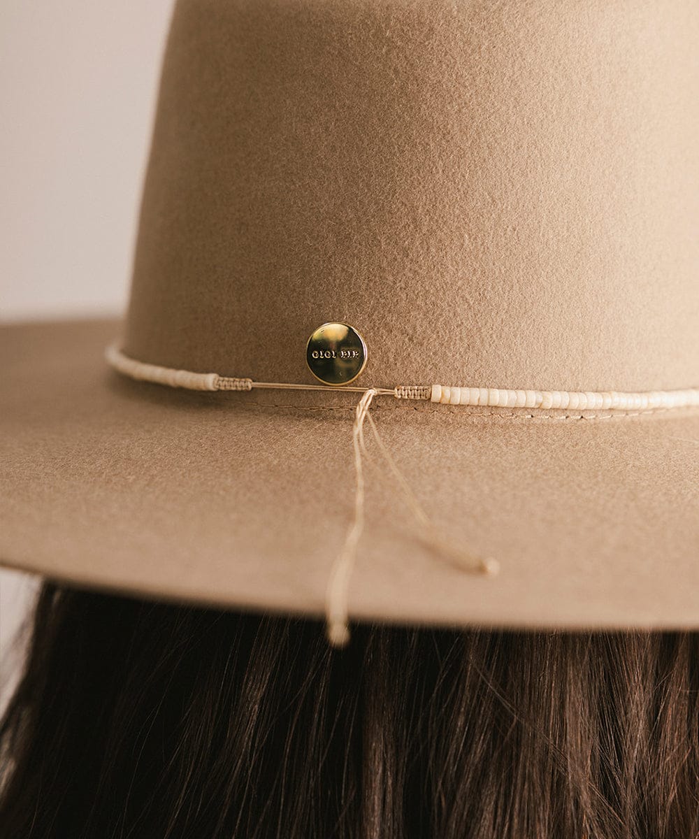 Stone Beaded Hat Band