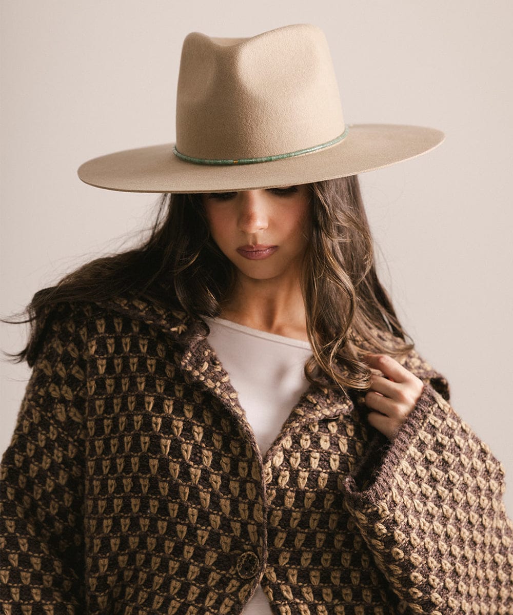 Stone Beaded Hat Band