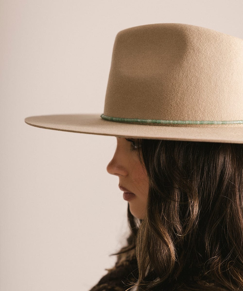 Stone Beaded Hat Band