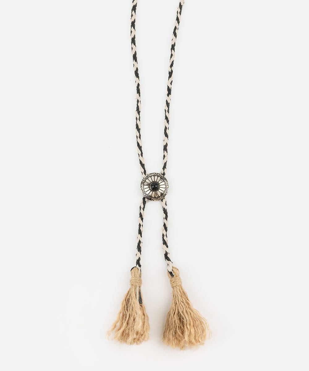 Braided Bolo Tassel Hat Band