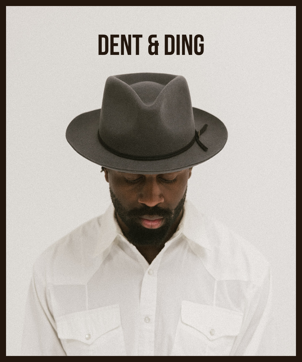 OLD CITY FEDORA HAT– DENT/DING