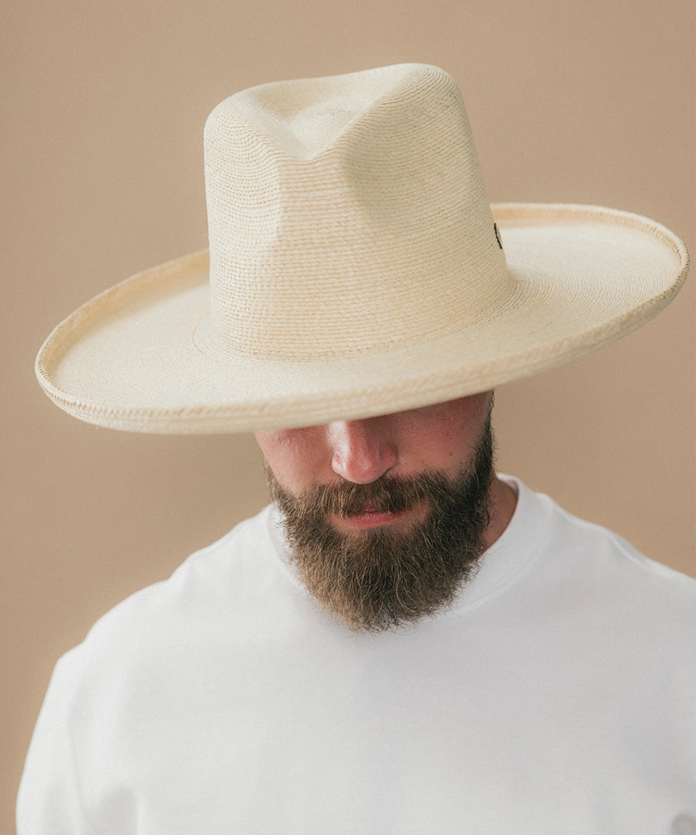 Beale Street Flat Pencil-Brimmed Palm Fedora | Two Roads Hat Co
