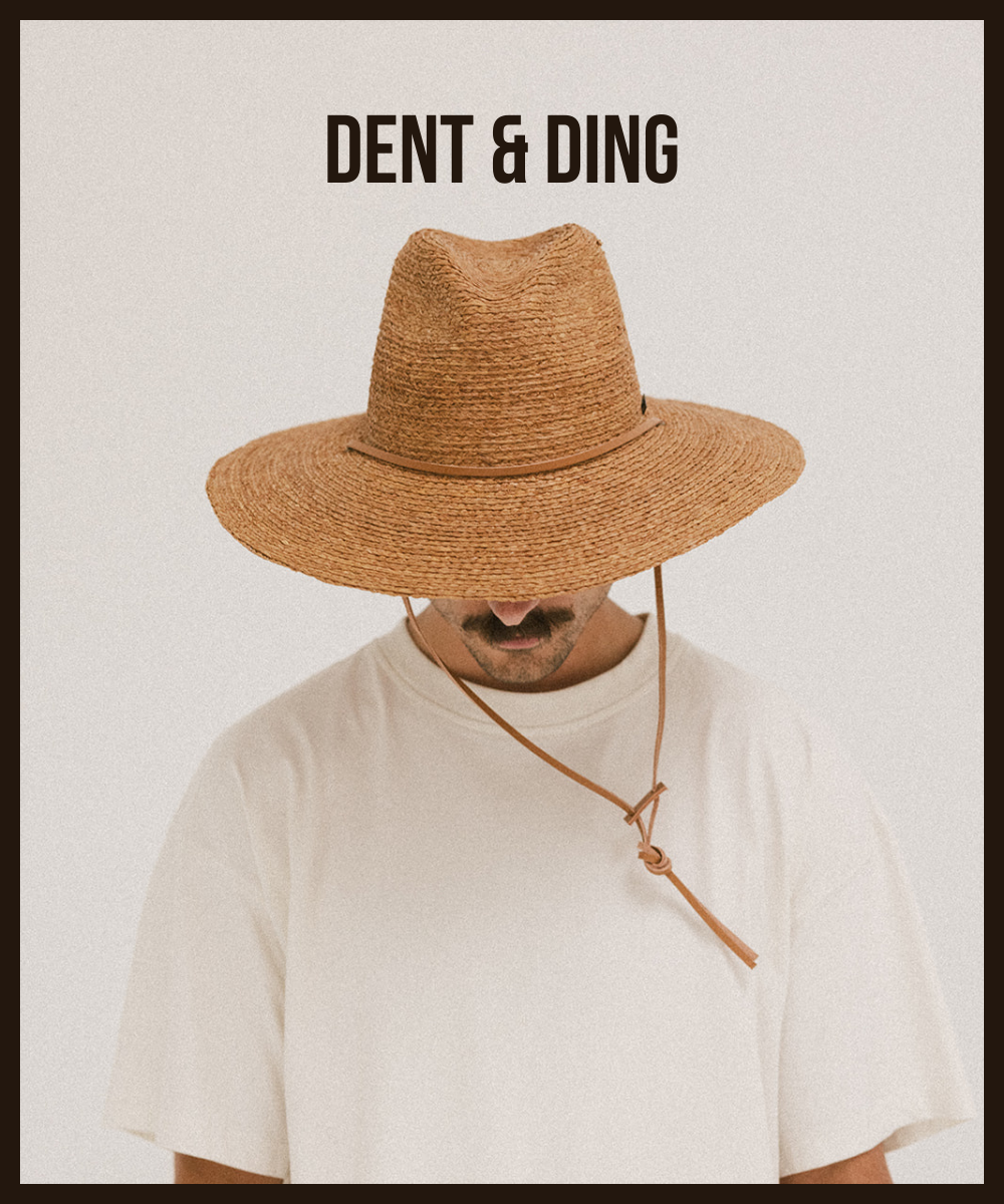 SAN O STRAW SUN HAT– DENT/DING