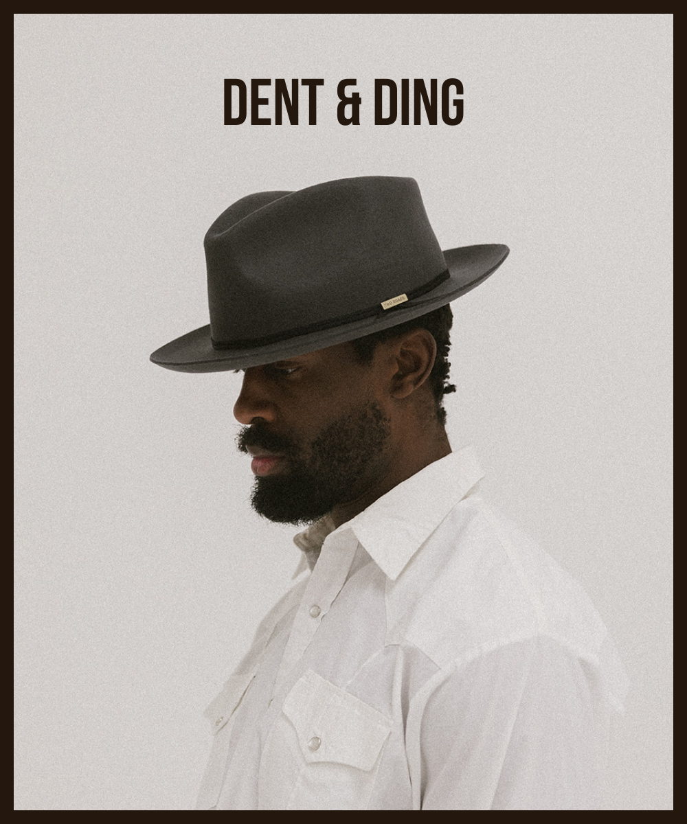 OLD CITY FEDORA HAT– DENT/DING