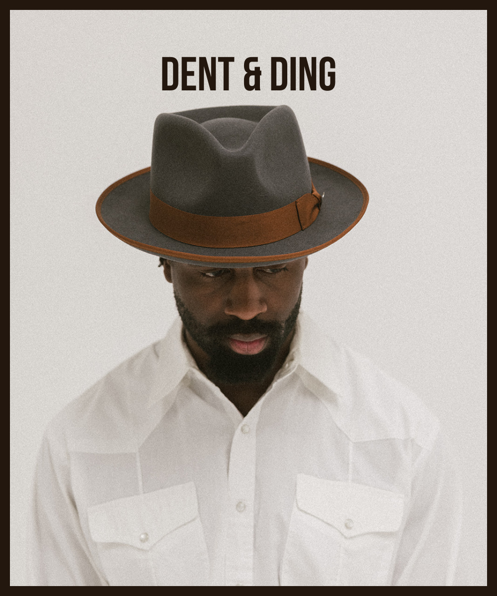 OLD CITY FEDORA HAT– DENT/DING