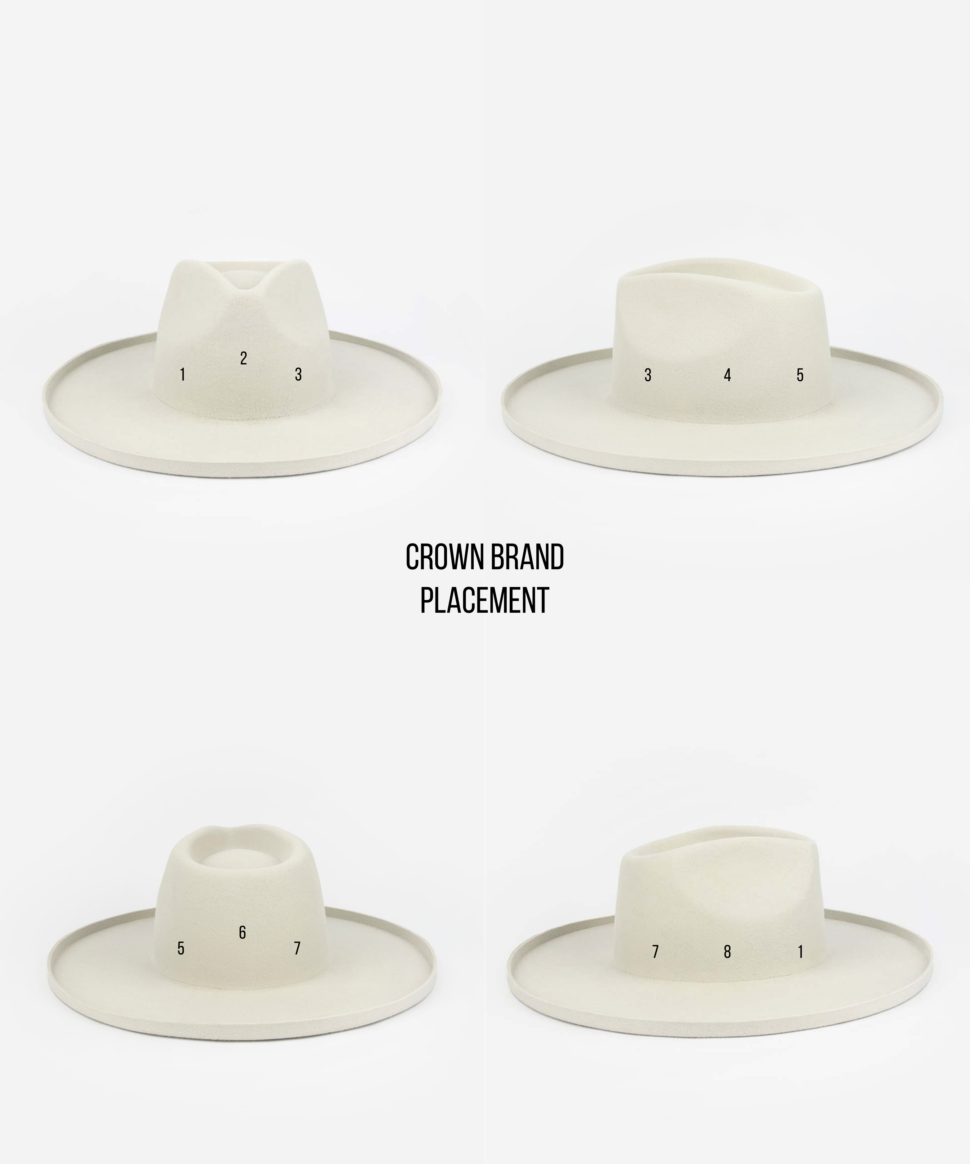 Crown Placement Hat Branding Symbol