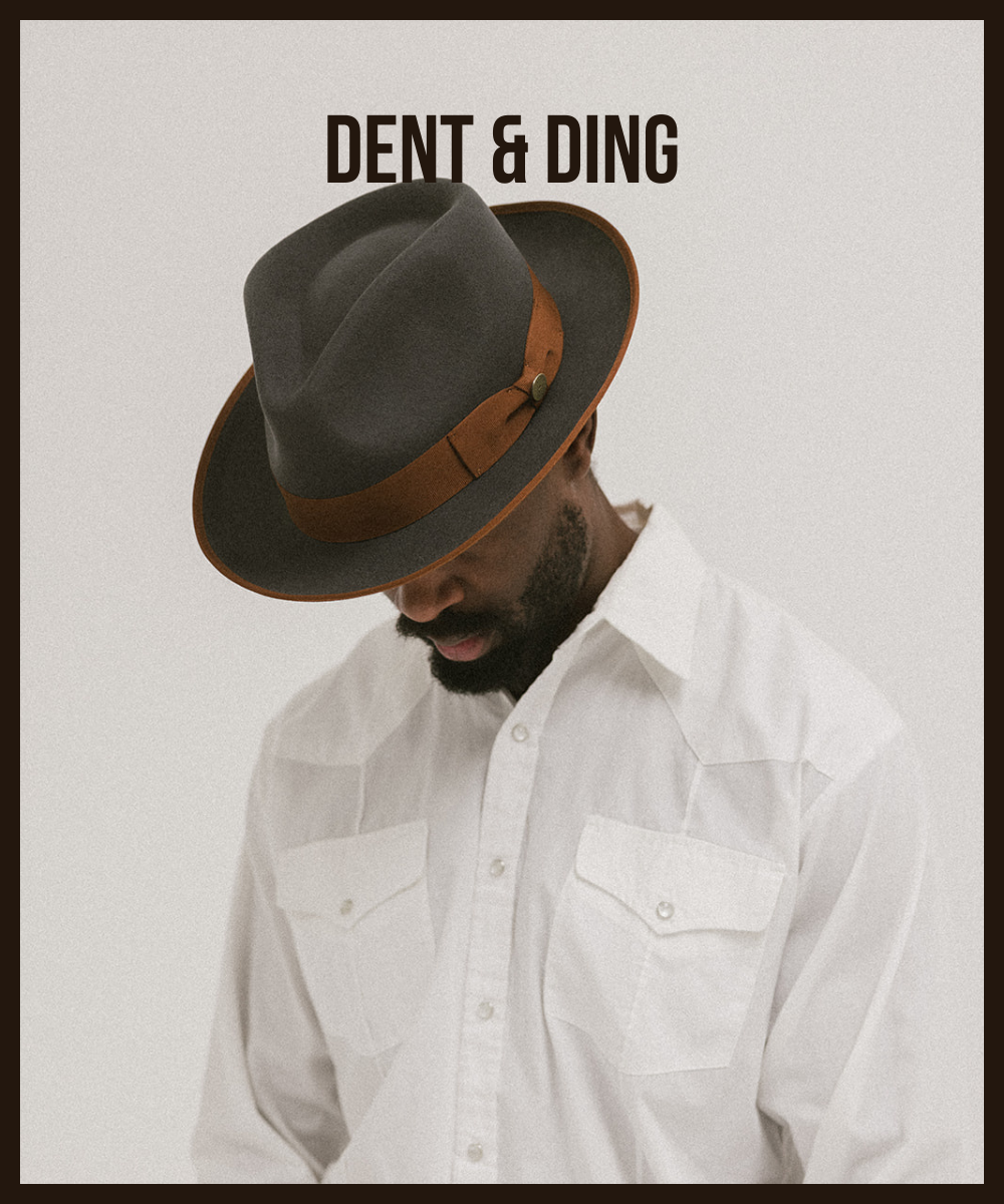 OLD CITY FEDORA HAT– DENT/DING