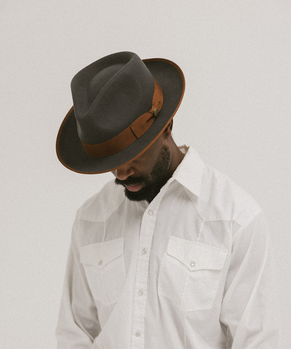 Short brim western hat shop