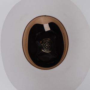 AMARILLO BULL RIDER CROWN HAT – IVORY