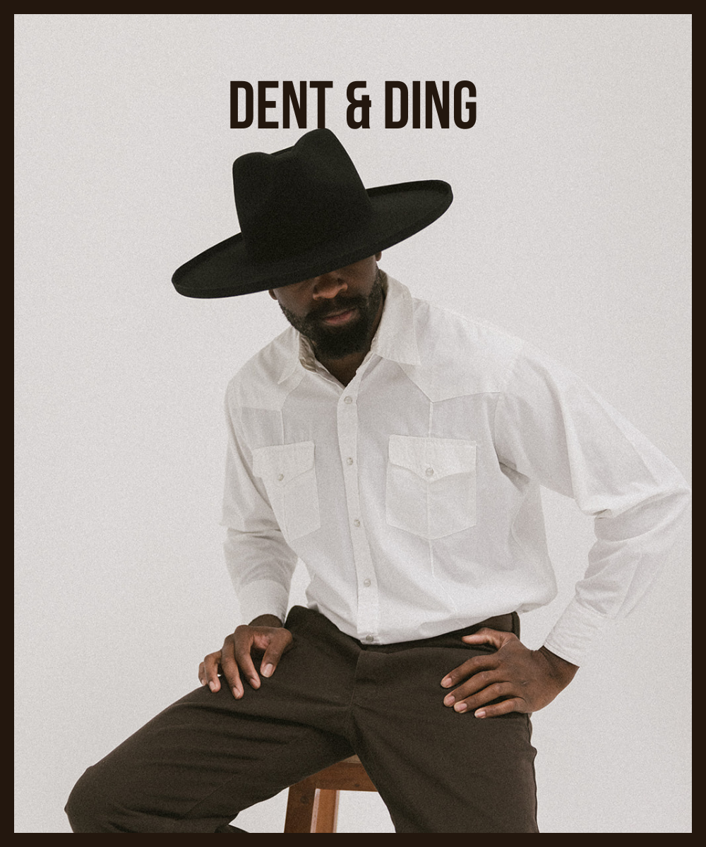 Flat brim fedora hat shop