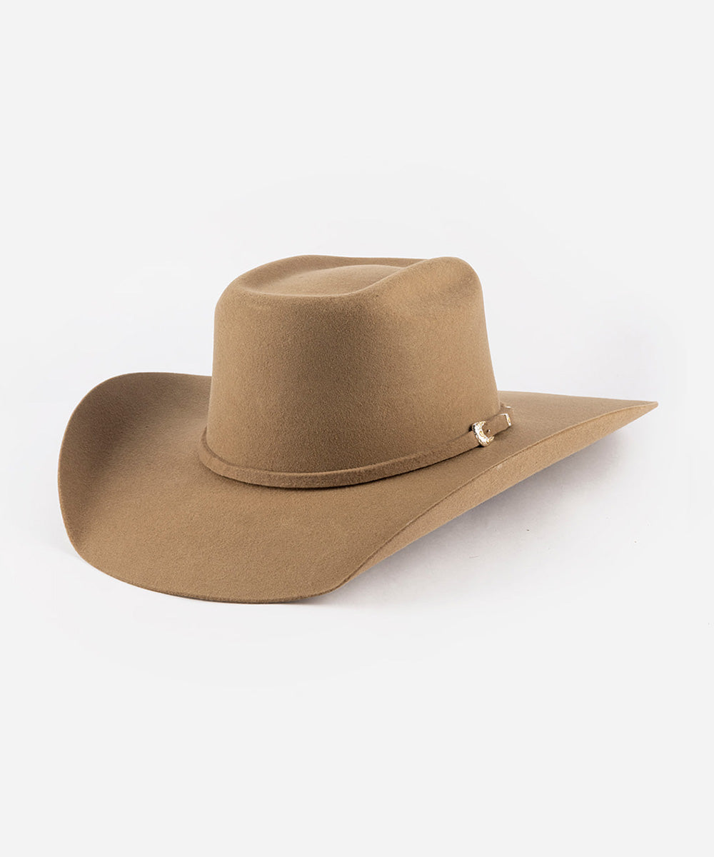 Brown cowboy hat on a white background #color_brown