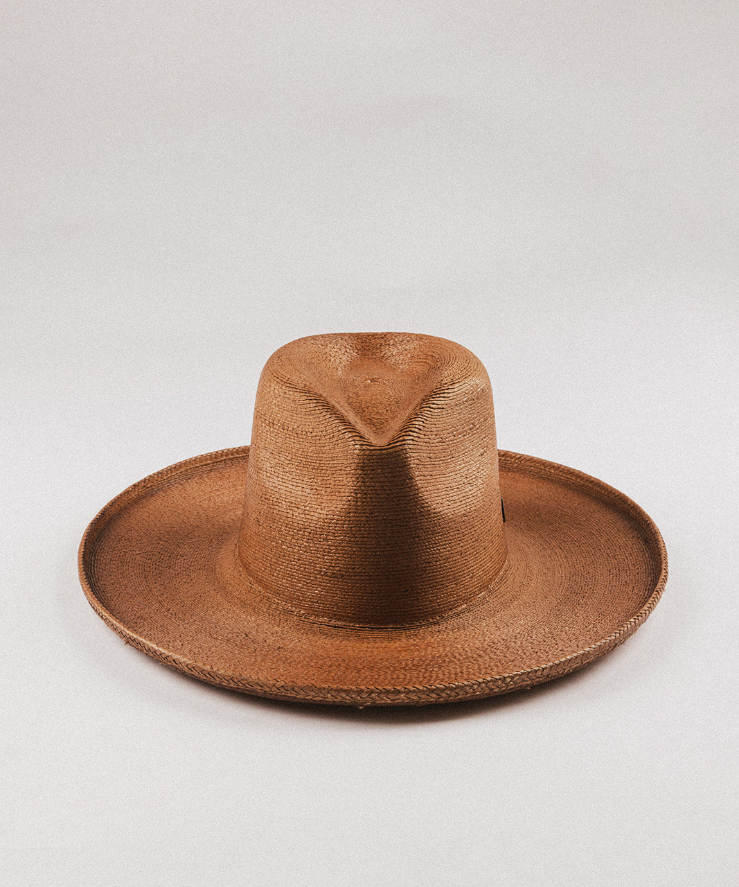 BEALE STREET FLAT PENCIL-BRIMMED PALM FEDORA