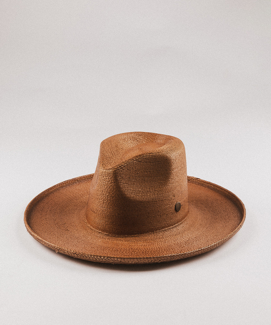 BEALE STREET FLAT PENCIL-BRIMMED PALM FEDORA