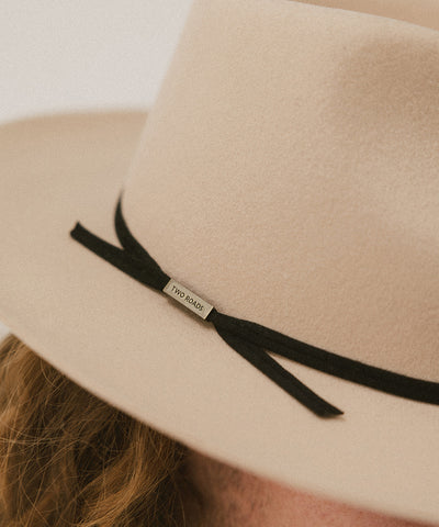 GROSGRAIN HAT BAND - BLACK