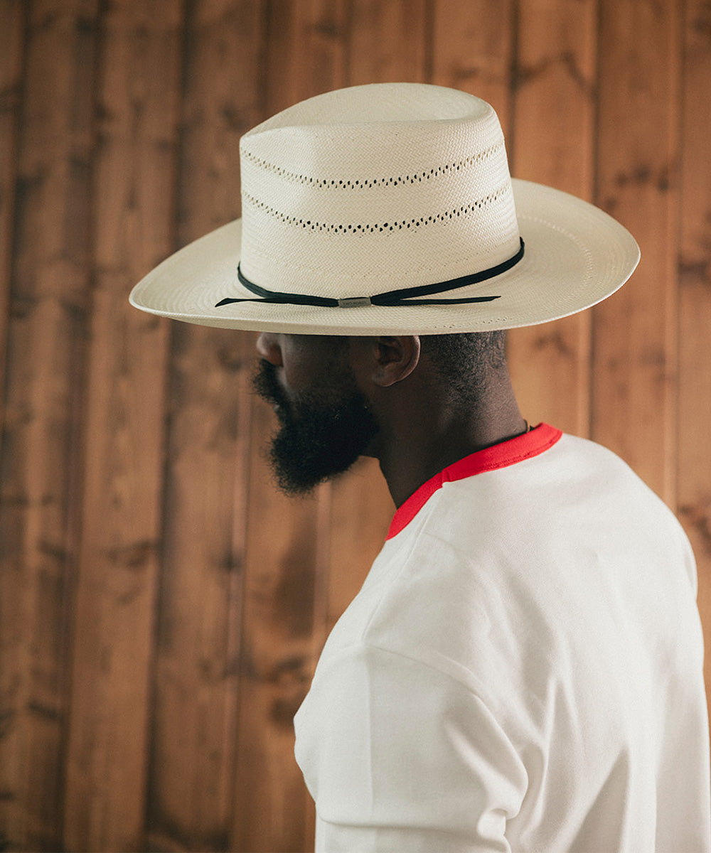 Asheville Wide Brim Straw Hat | Two Roads Hat Co | Mens Straw