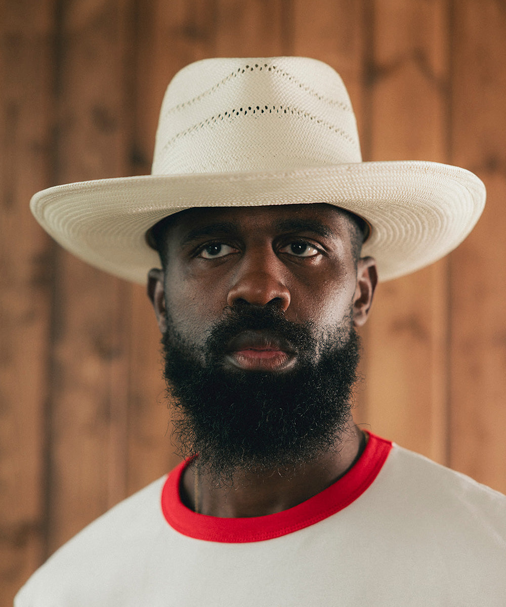 Asheville Wide Brim Straw Hat | Two Roads Hat Co | Mens Straw