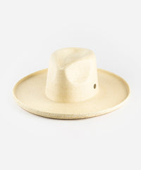 BEALE STREET FLAT PENCIL-BRIMMED PALM FEDORA
