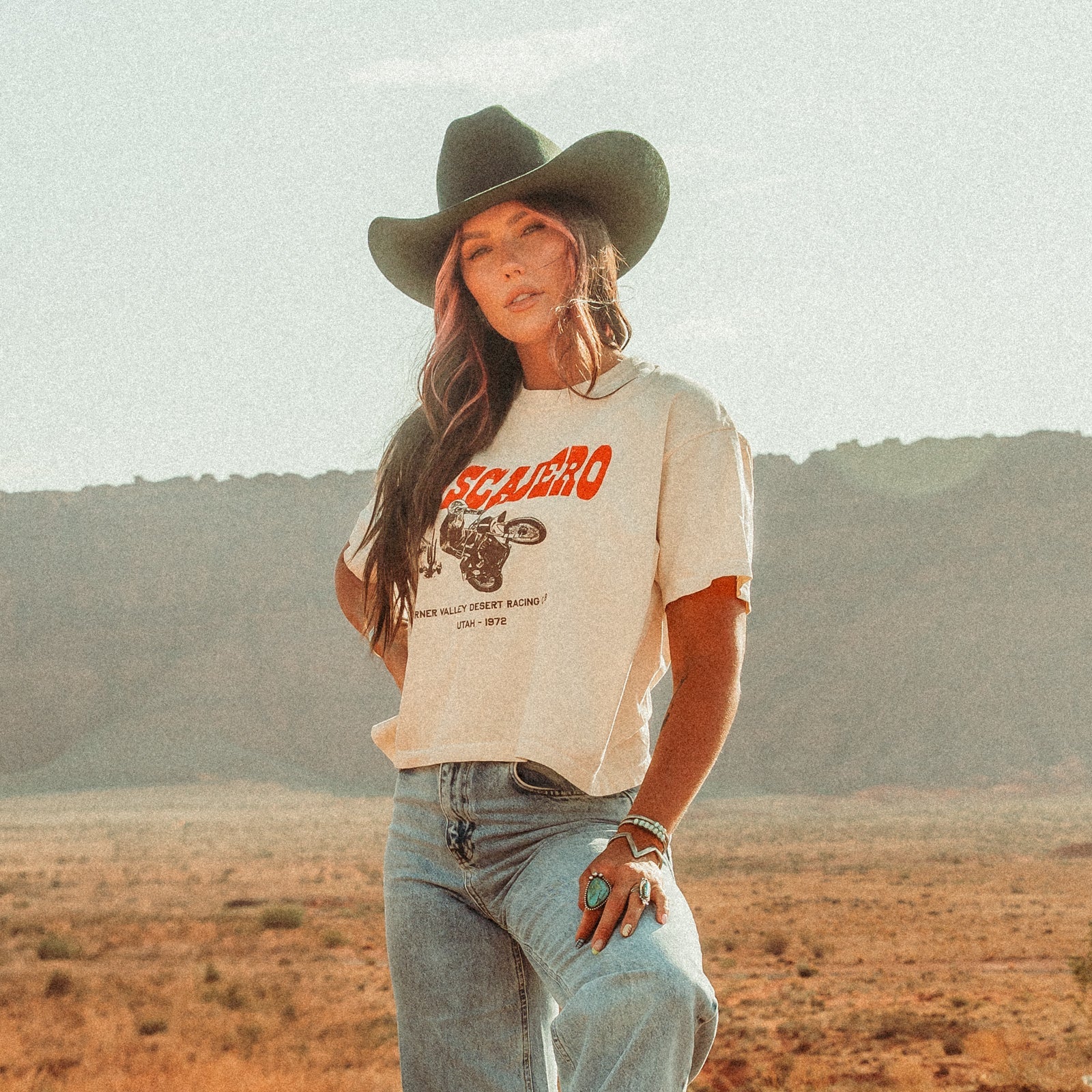 Warner Heavyweight Crop Tee - Ivory