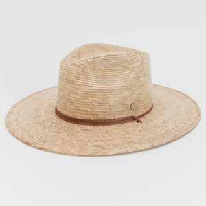 PIPELINE LIFEGUARD-STYLE PALM STRAW HAT