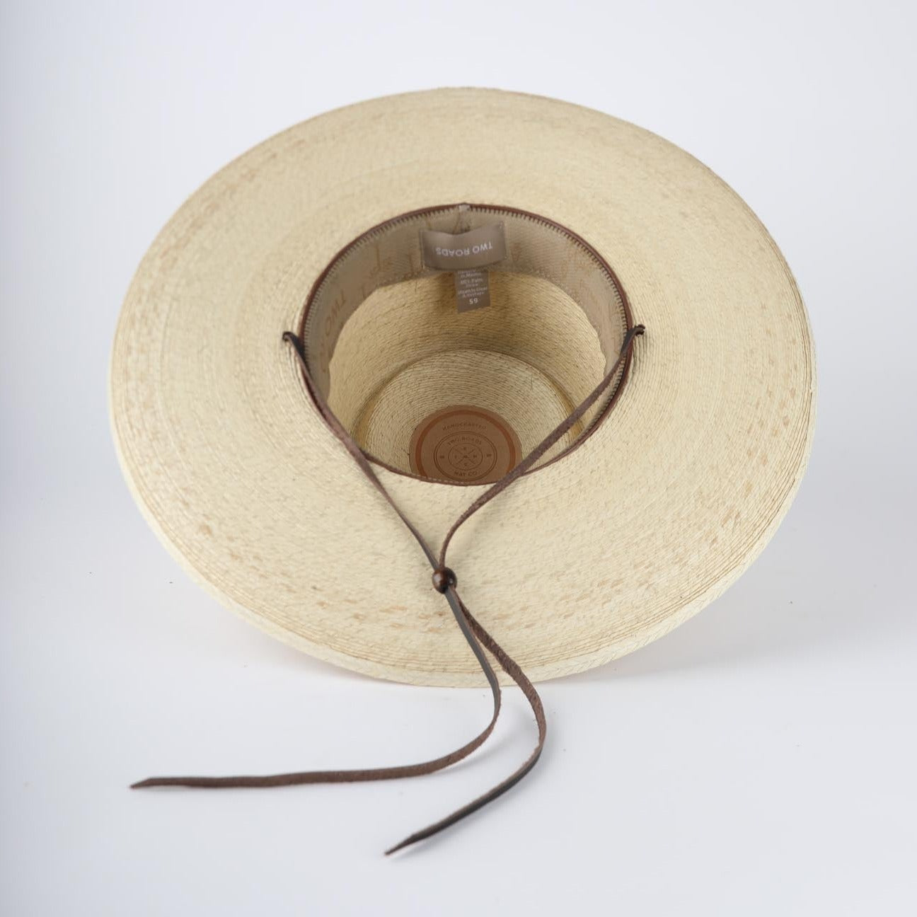 PECOS TELESCOPE PALM STRAW HAT