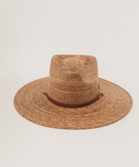 PIPELINE LIFEGUARD-STYLE PALM STRAW HAT