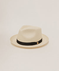 SAN SEBASTIAN SNAP BRIM STRAW FEDORA