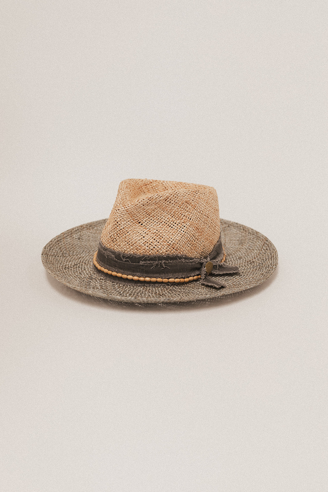 PORTO MARIE TWO-TONE STRAW HAT