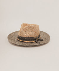 PORTO MARIE TWO-TONE STRAW HAT