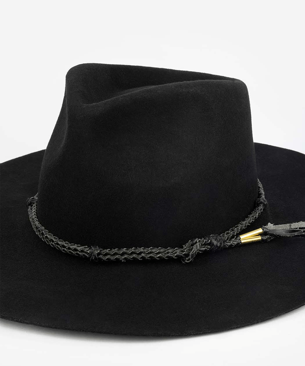 Lasso Braided Leather Hat Band