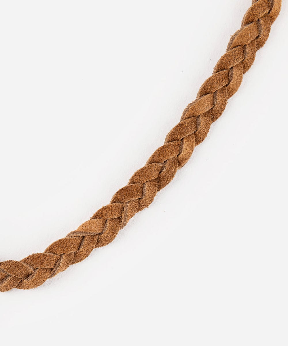 Braided Suede Hat Band