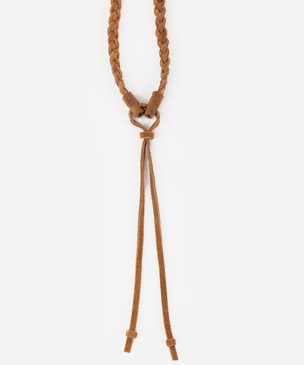 Braided Suede Hat Band