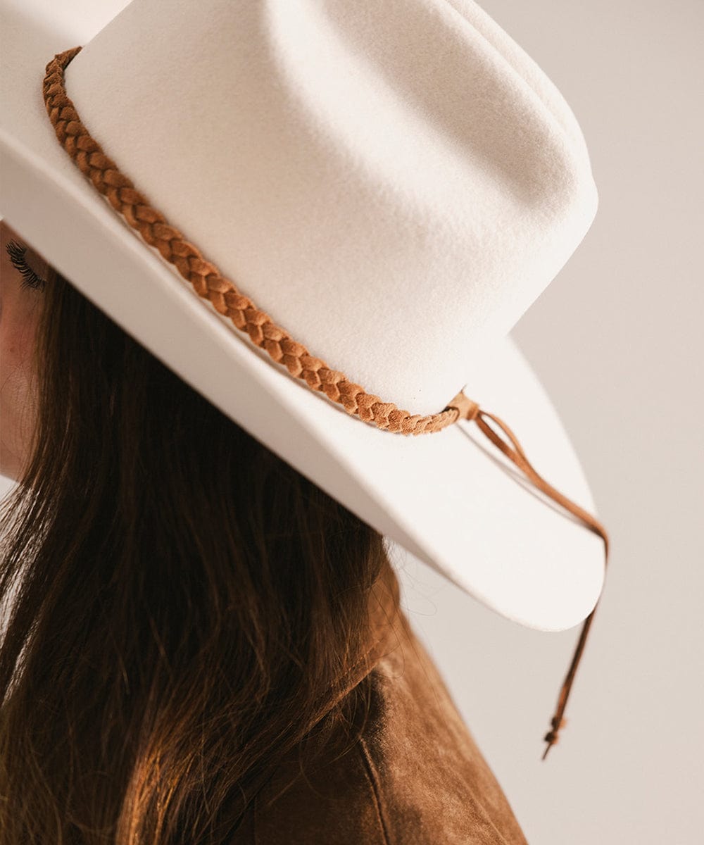 Braided Suede Hat Band