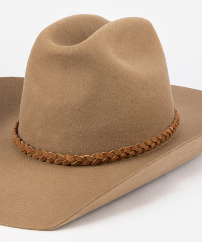 Braided Suede Hat Band