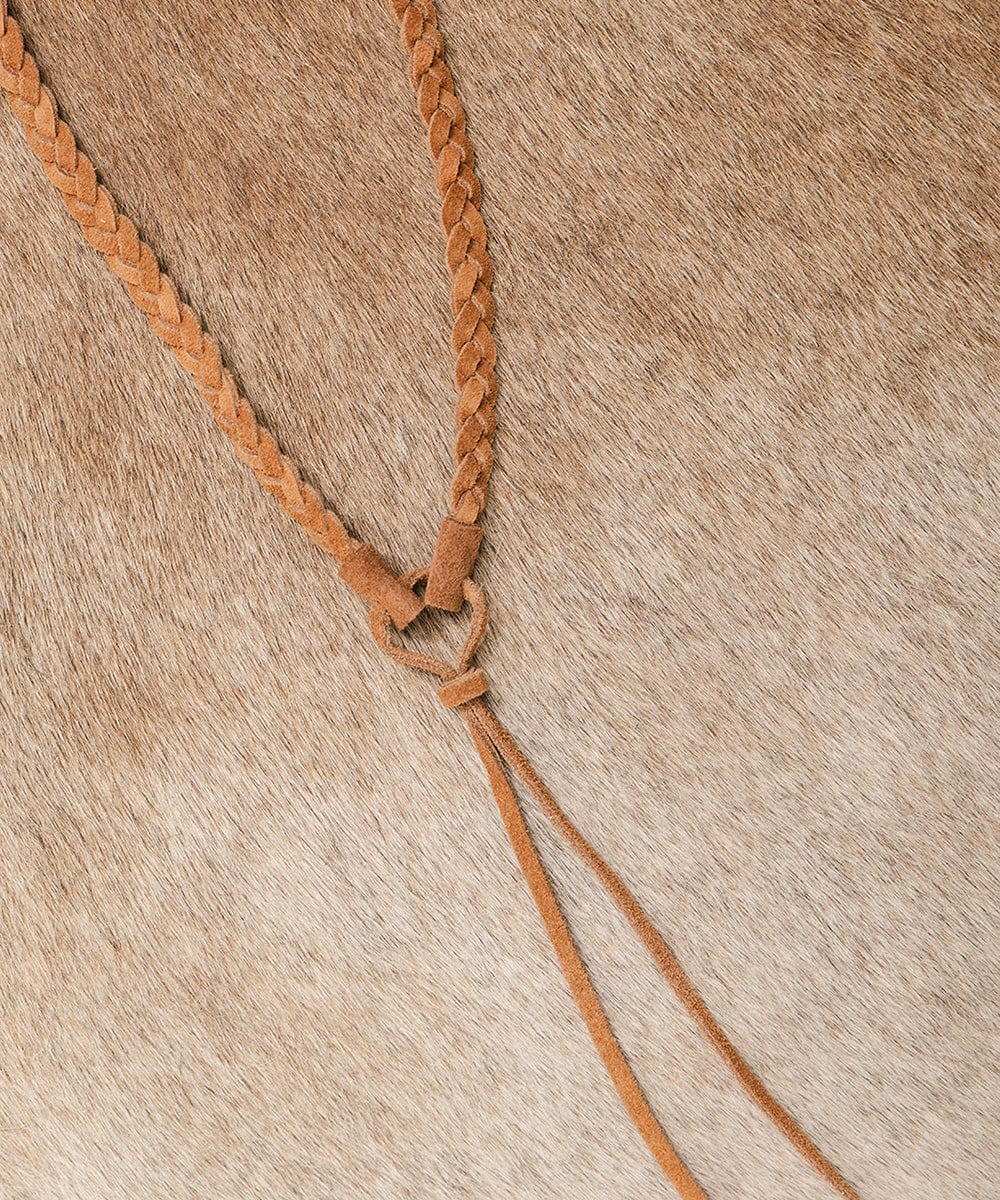 Braided Suede Hat Band