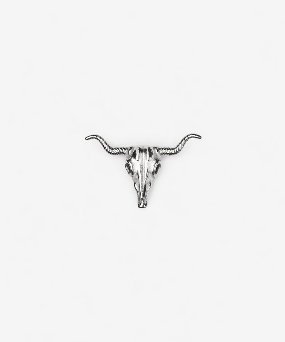 Longhorn Skull Hat Pin