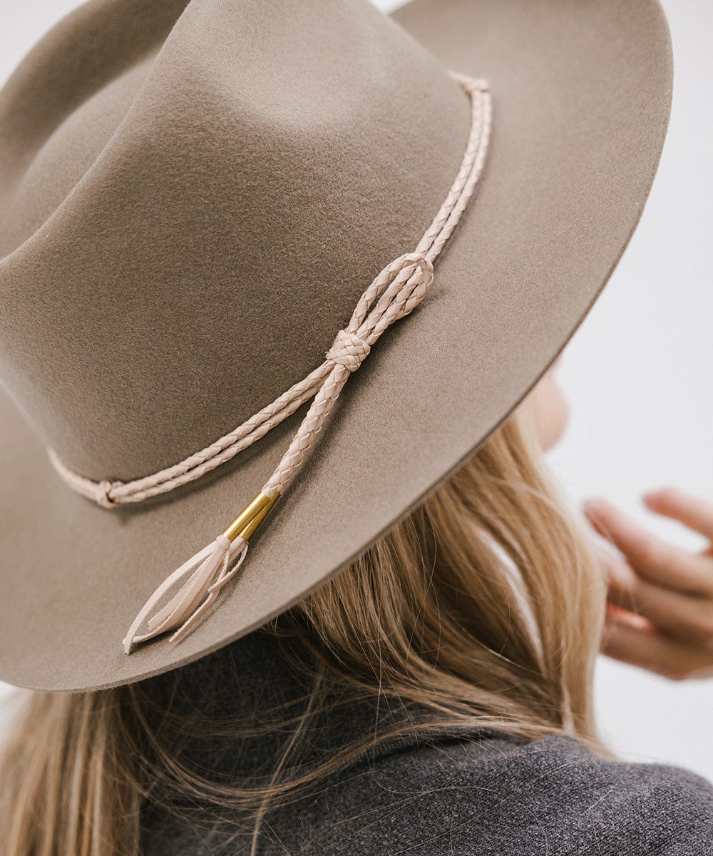 Lasso Braided Leather Hat Band